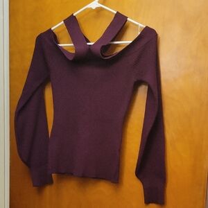 Elegant Purple Women's Sweater